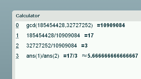 Using GCD to simplify fractions