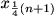 $x_{\frac{1}{4}(n+1)}$